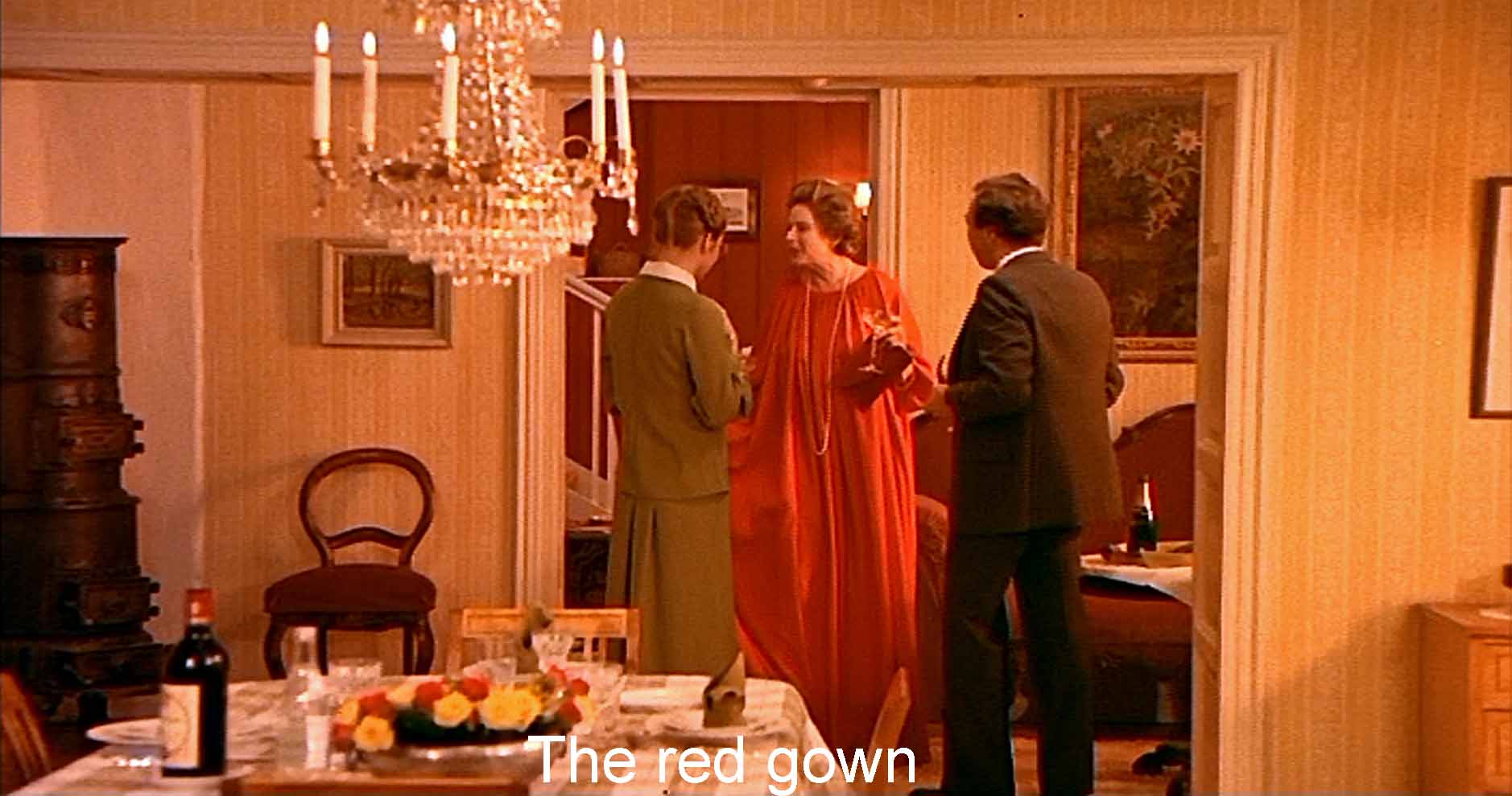 The red gown