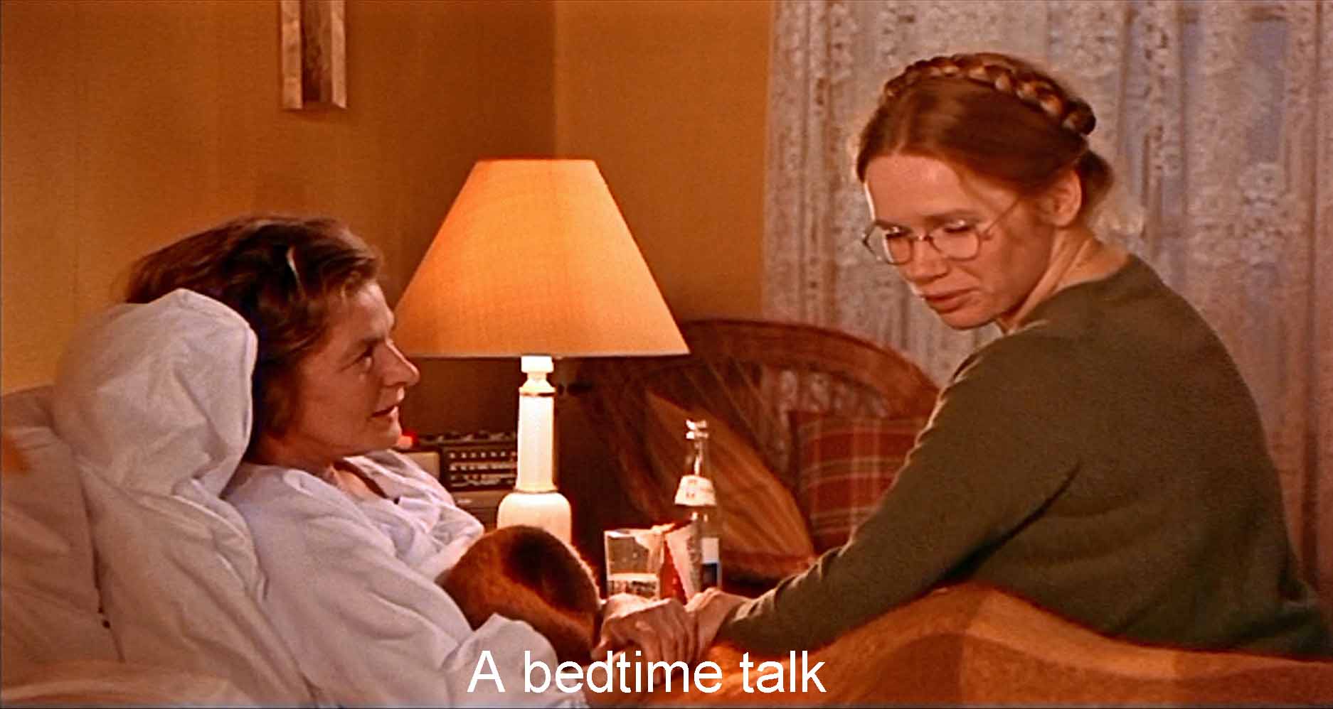 A bedtime talk