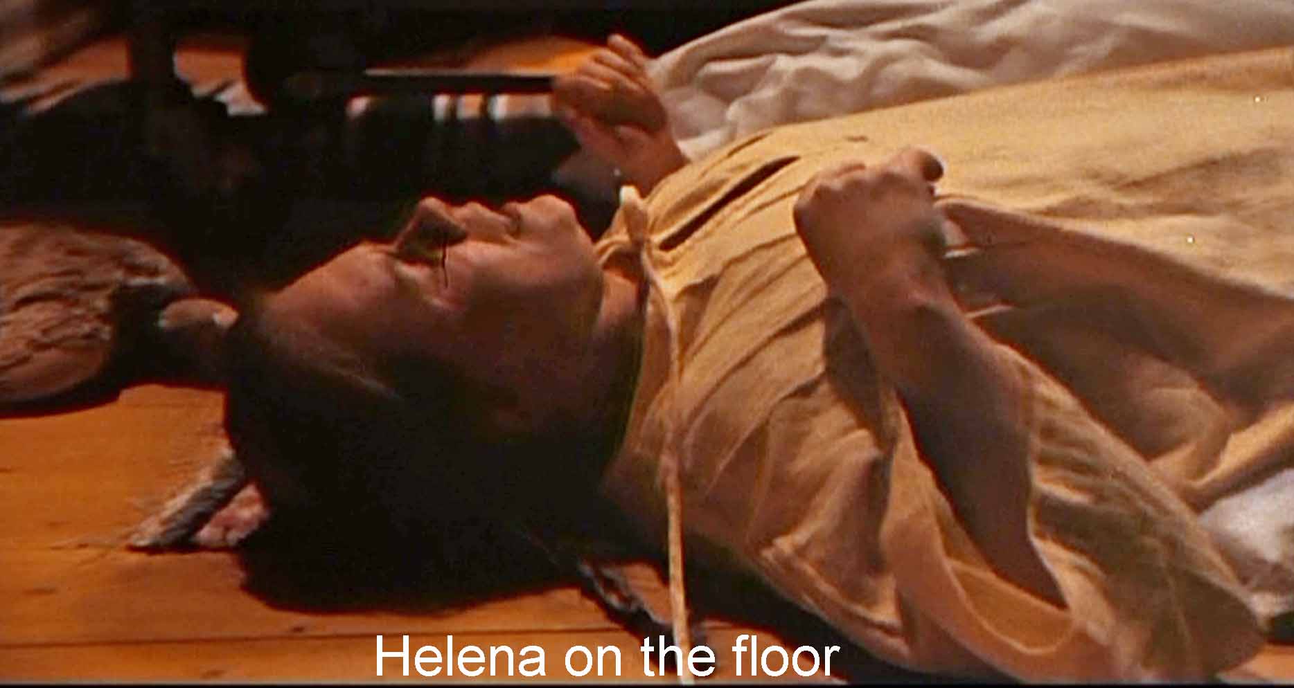 Helena on the floor