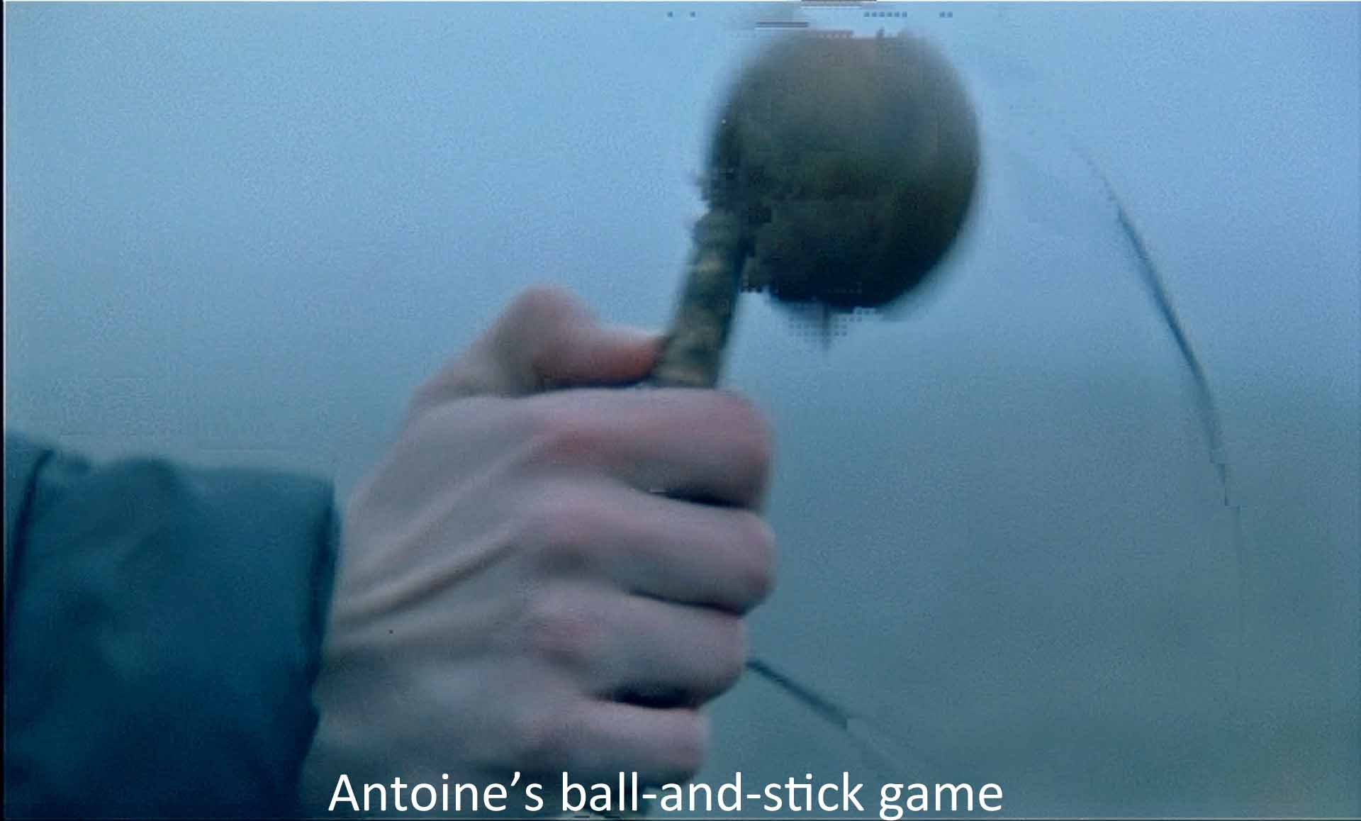 Antoine's ball-and-stick game