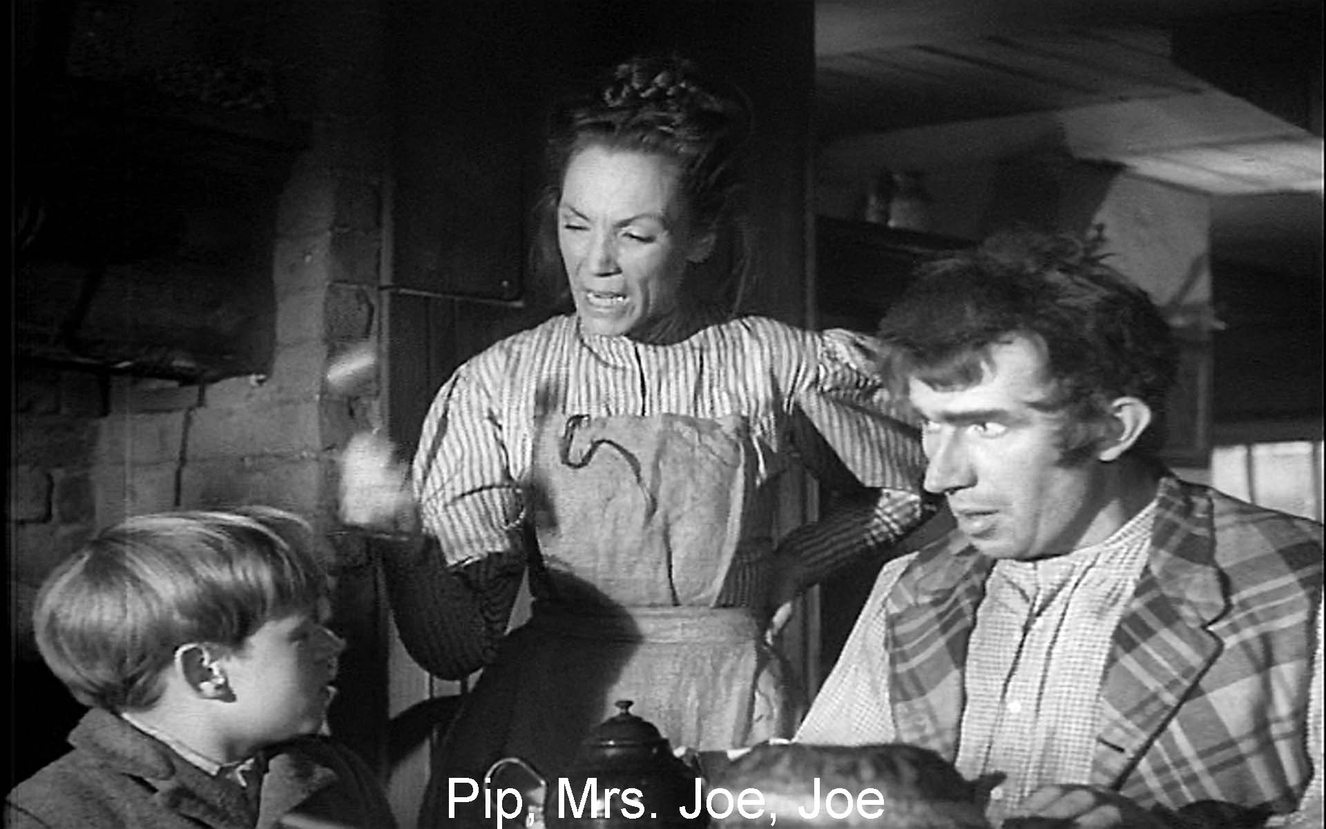 Pip, Mrs. Joe, Joe