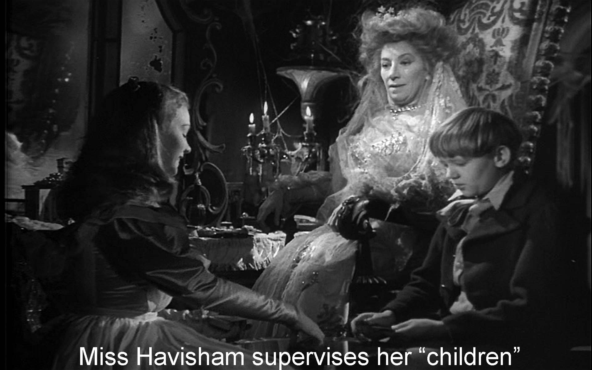 Miss Havisham supervises her children