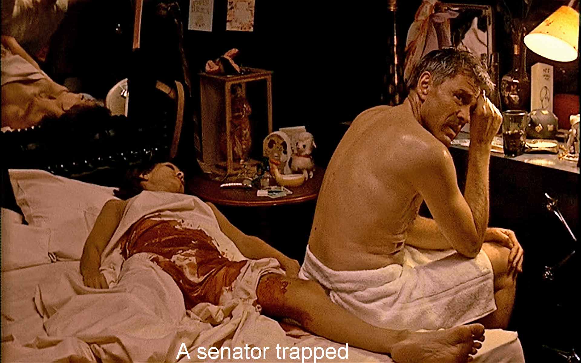 A senator trapped