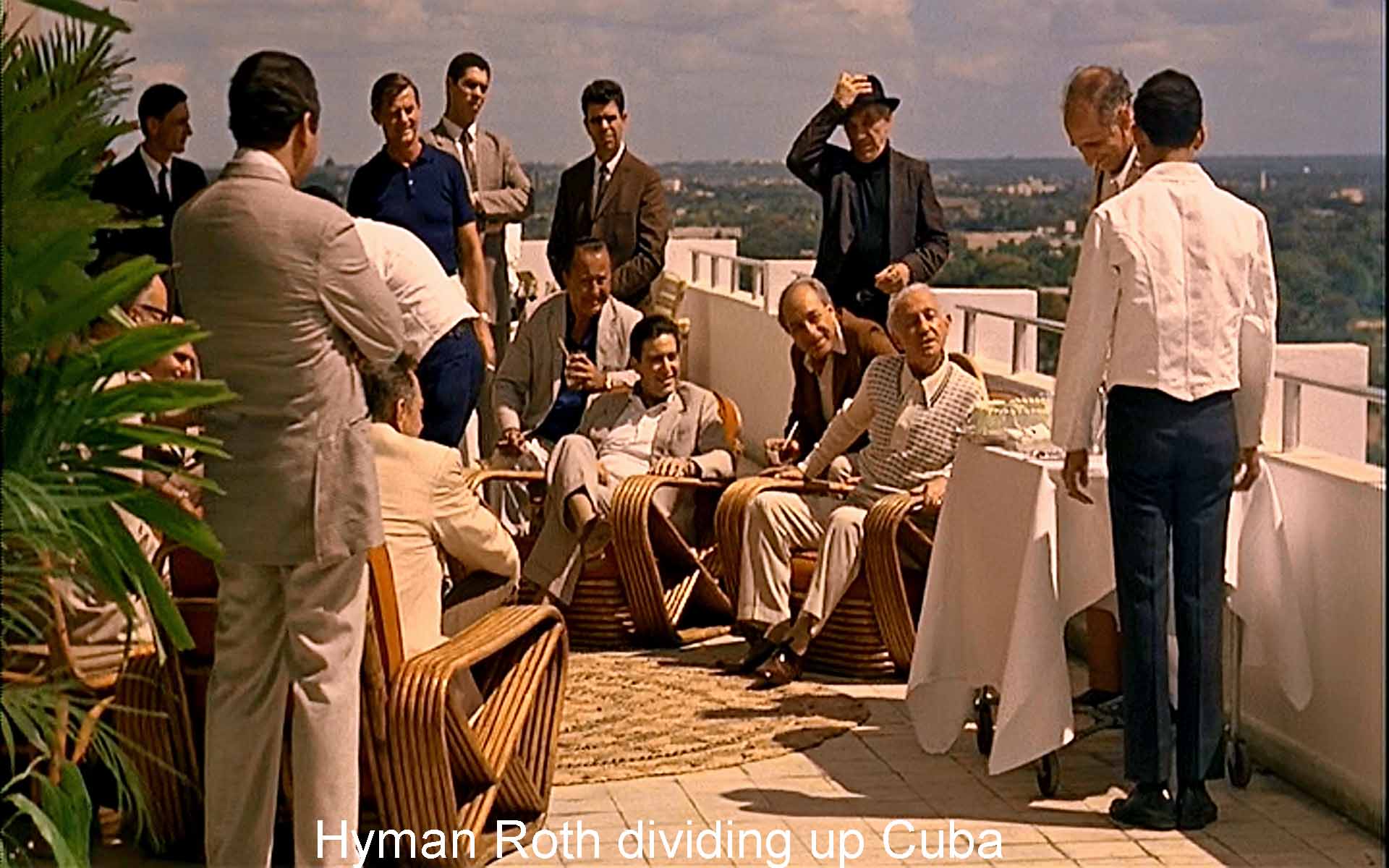 Hyman Roth dividing up Cuba