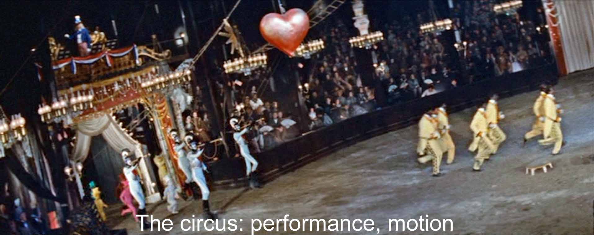 The circus, performance, motion
