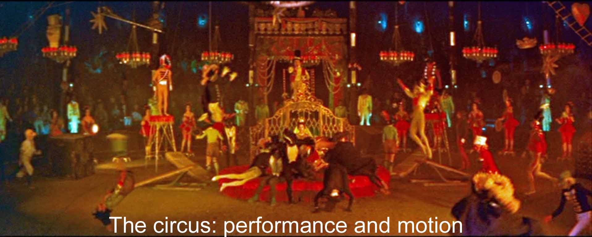 The circus: performance and motion