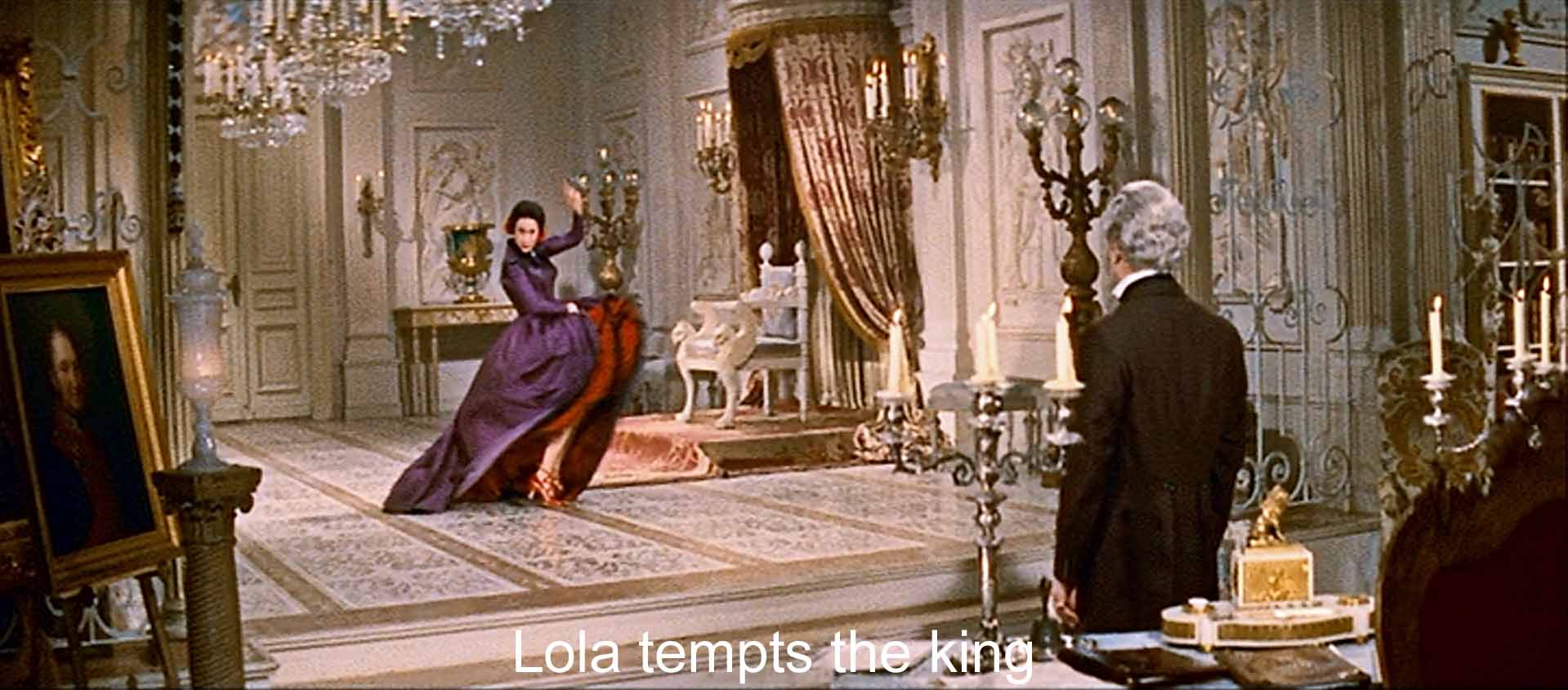 Lola tempts the king