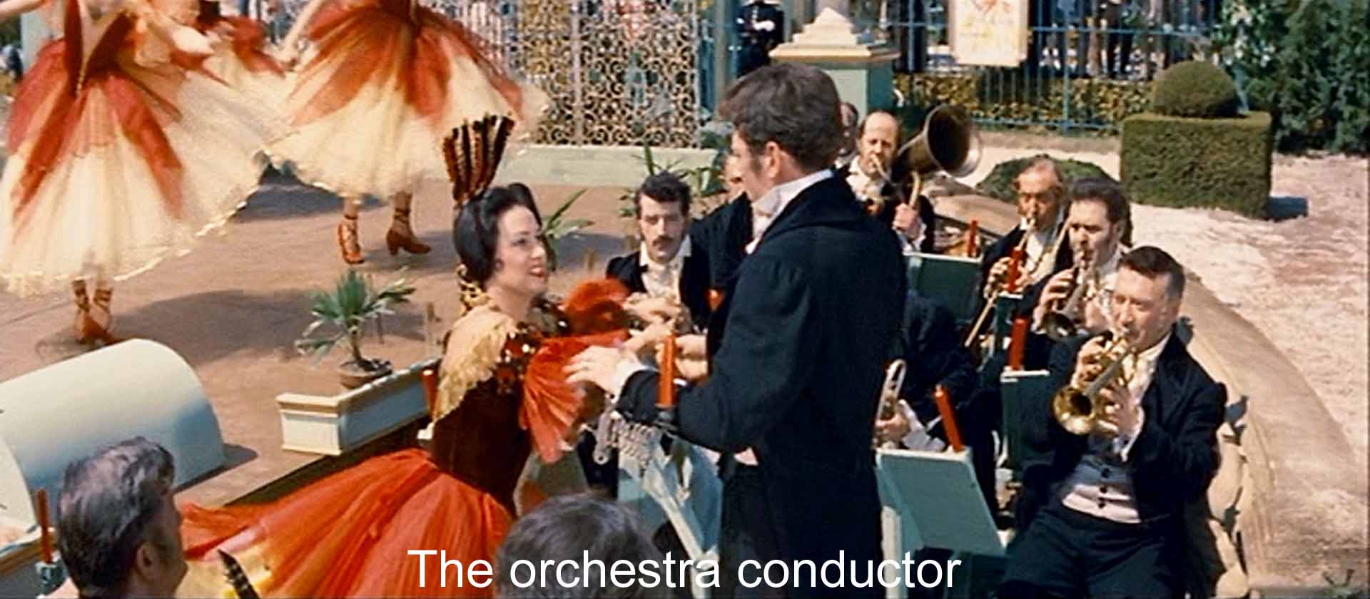 The orchestra conductor