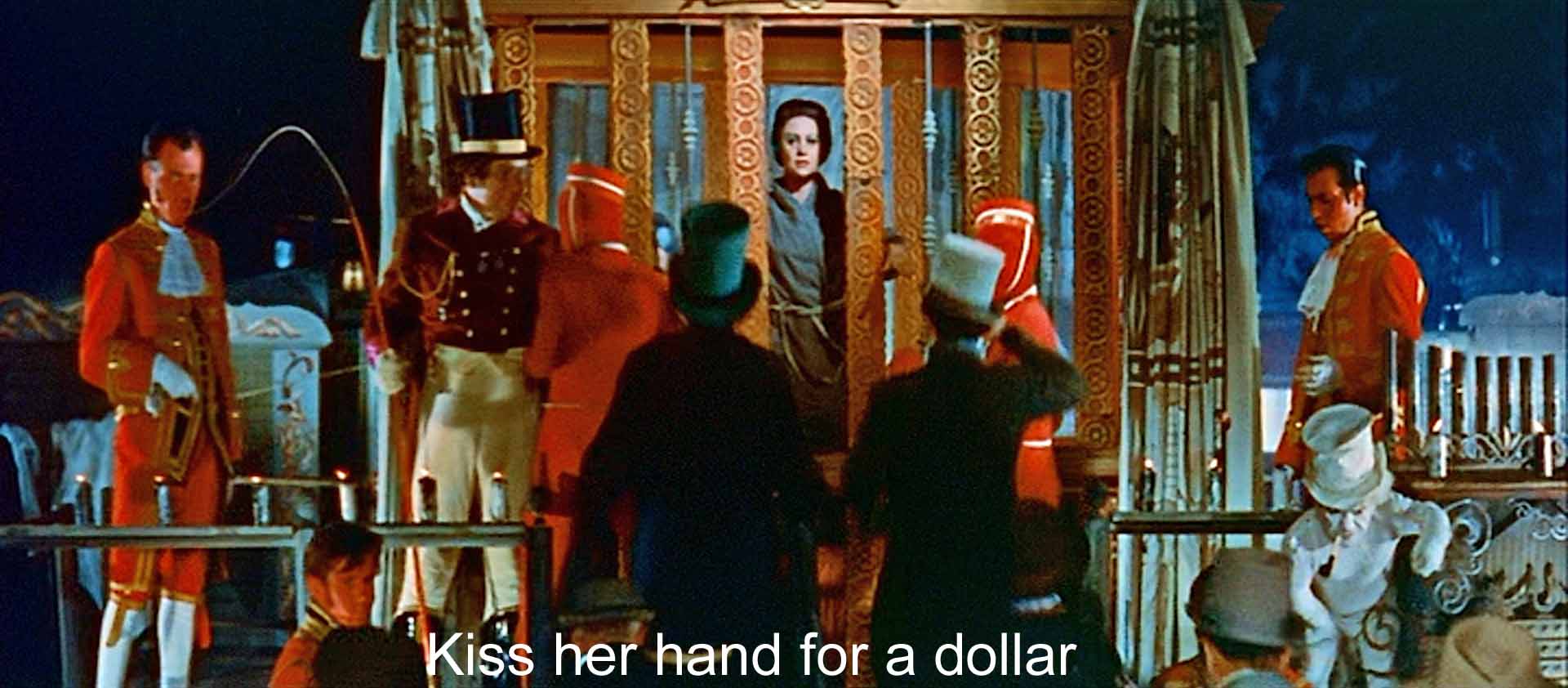Kiss her hand for a dollar