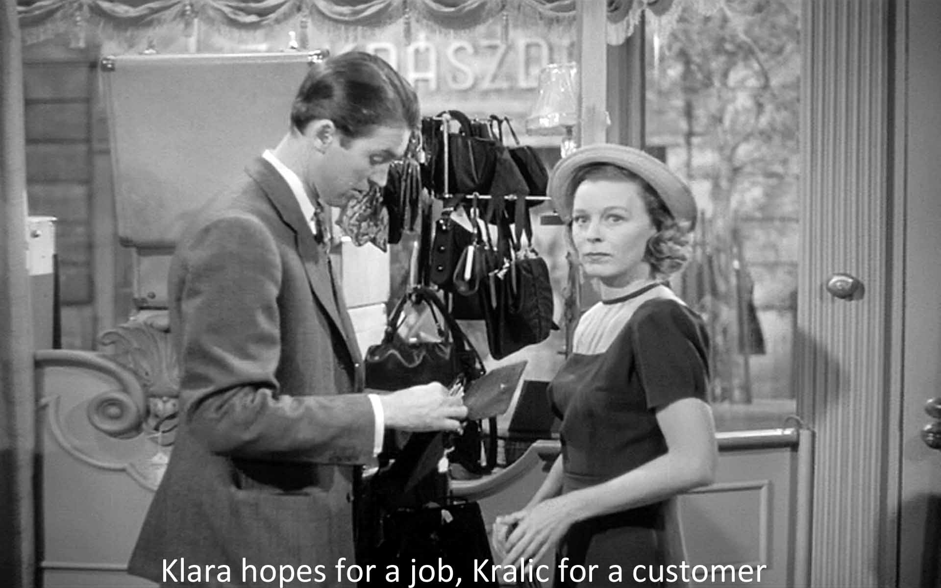 Klara hopes for a job, Kralic for a customer