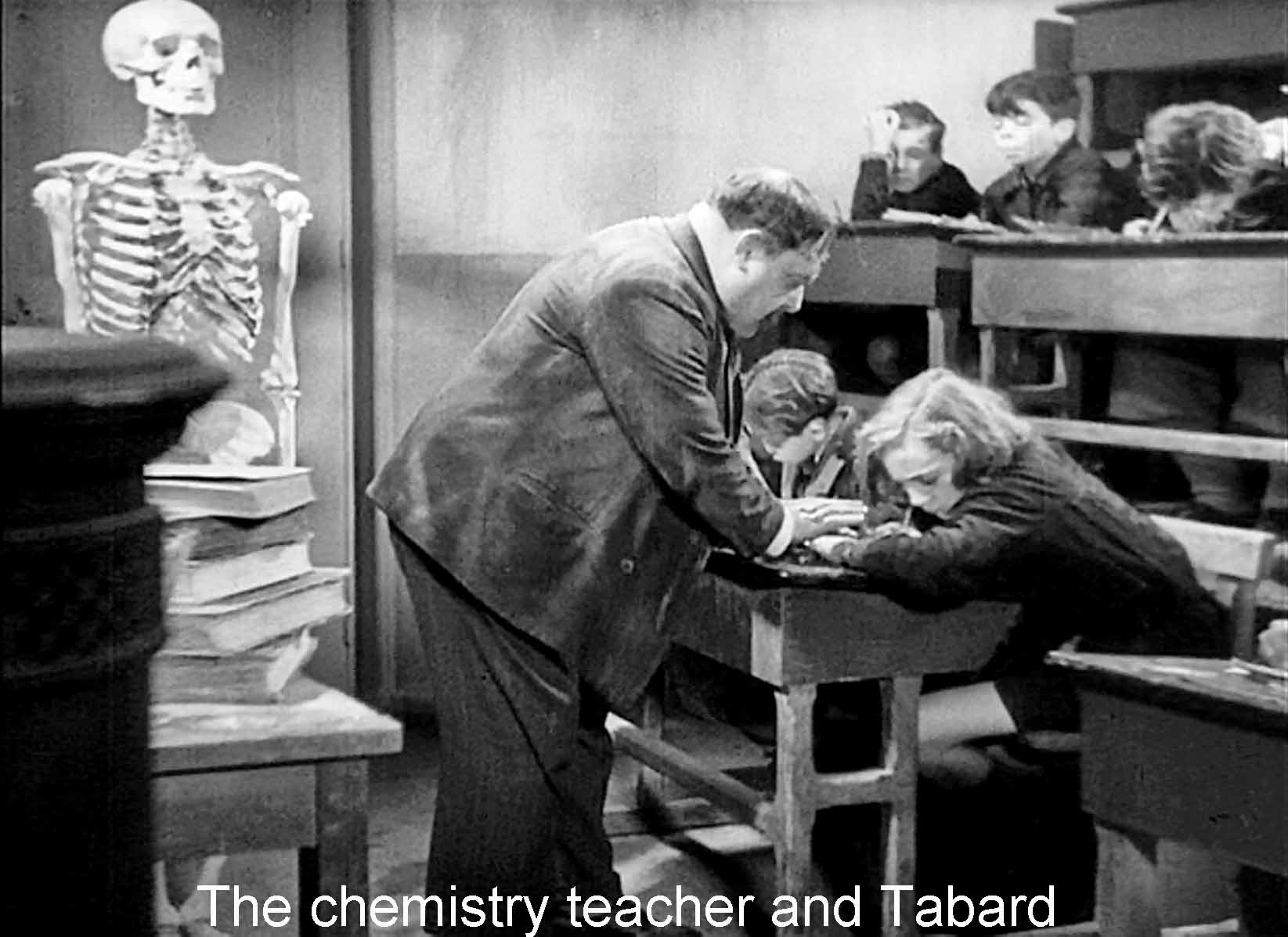 The chemistry teacher and Tabard