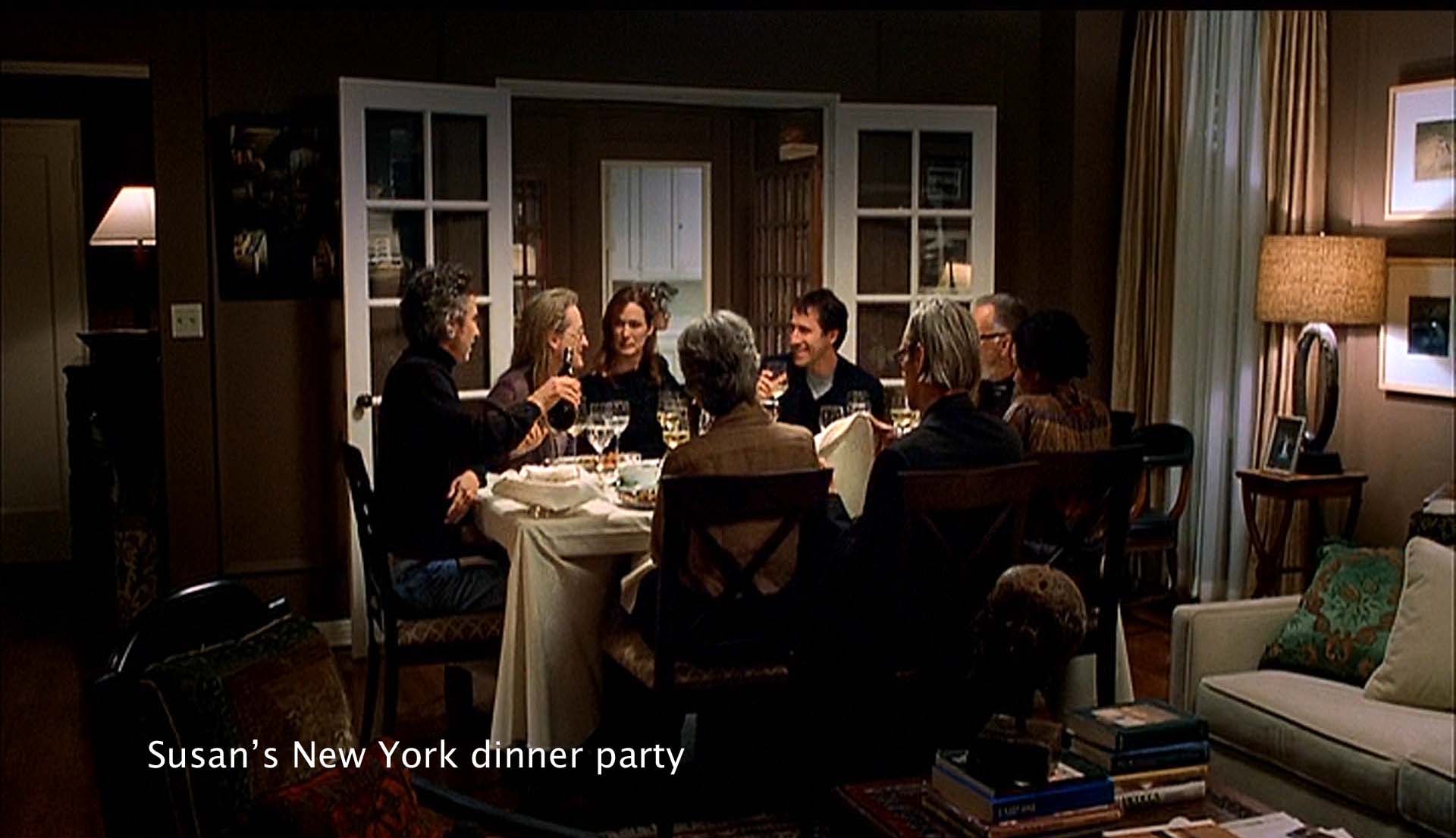 Susan's New York dinner party