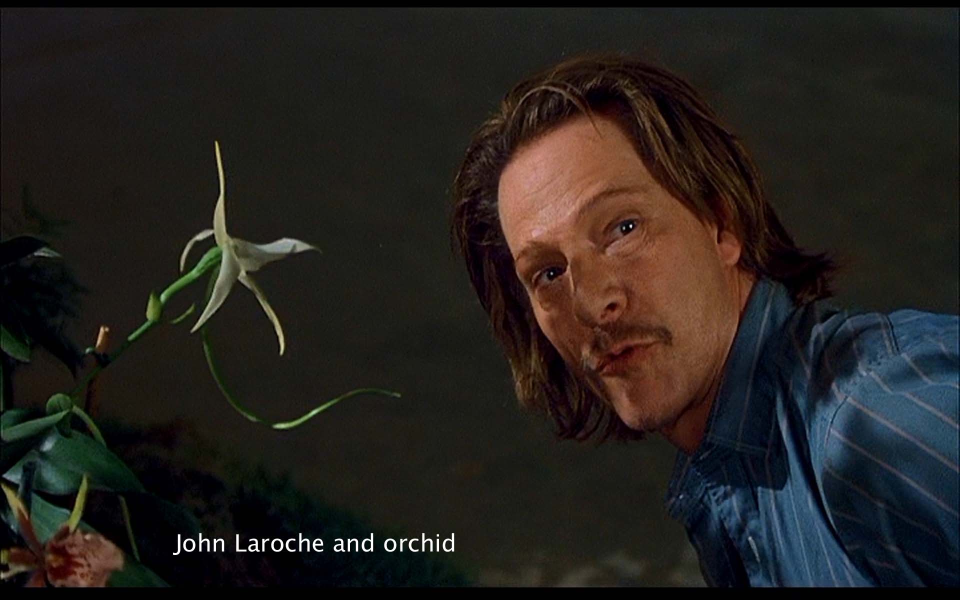 John Laroche and orchid