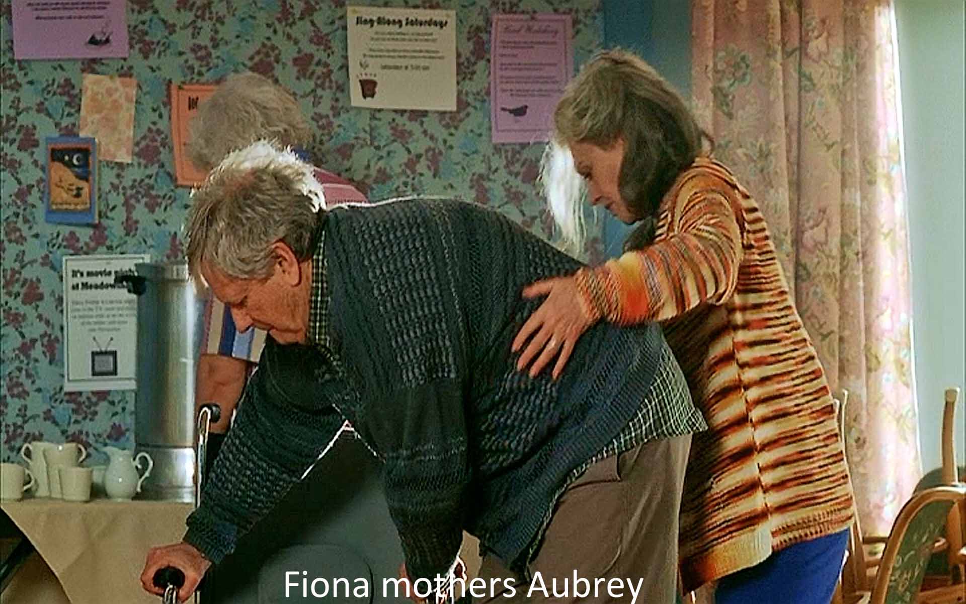 Fiona mothering Aubrey