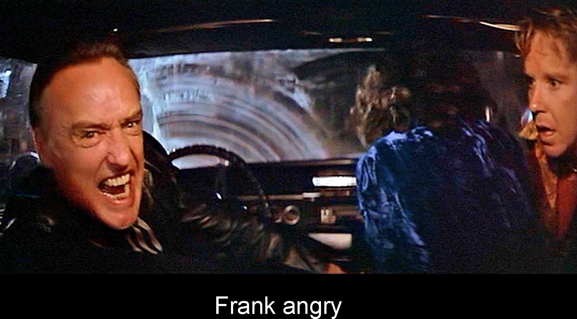Frank angry