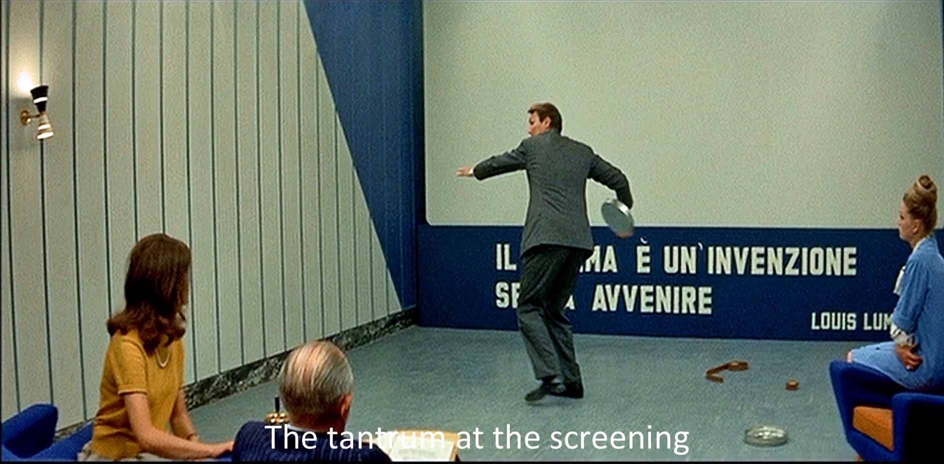 The tantrum at the screening