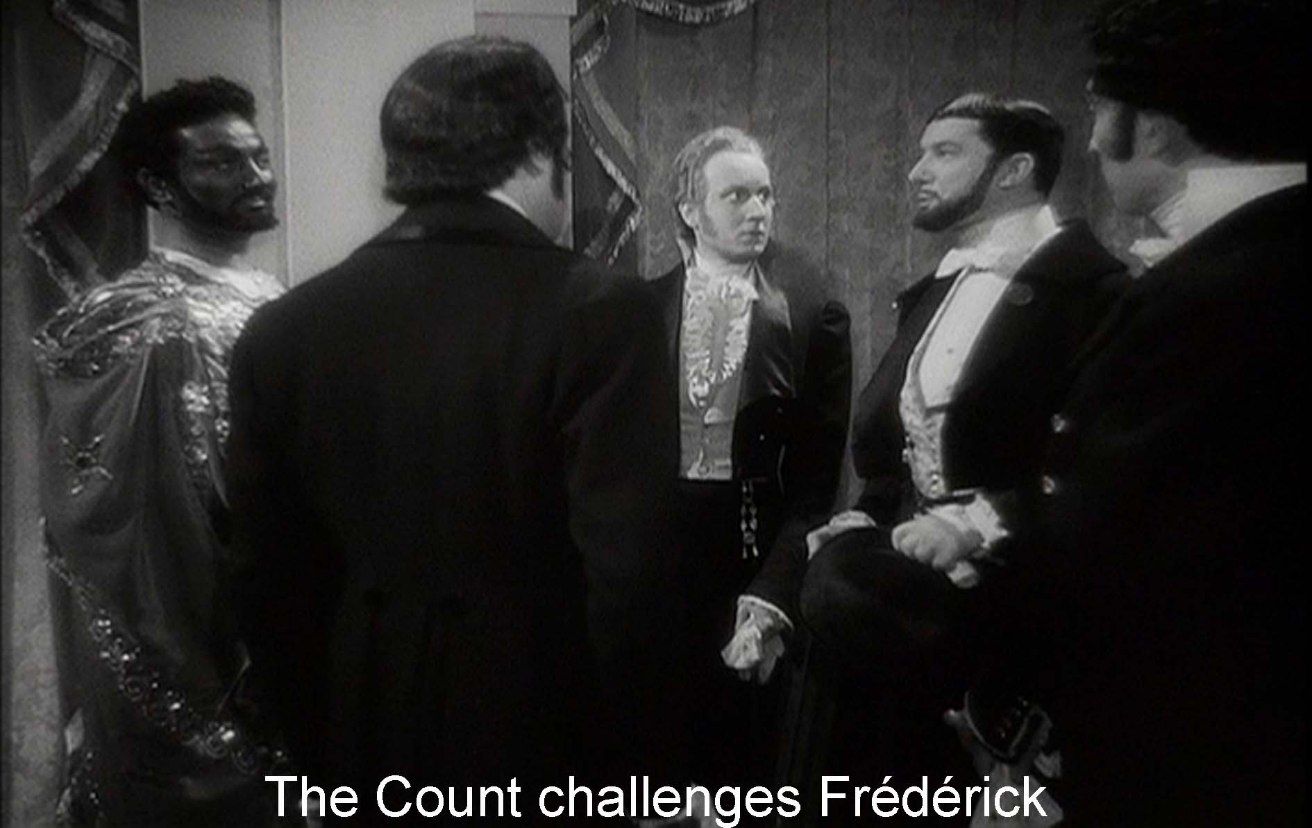 The Count challenges Frédérick
