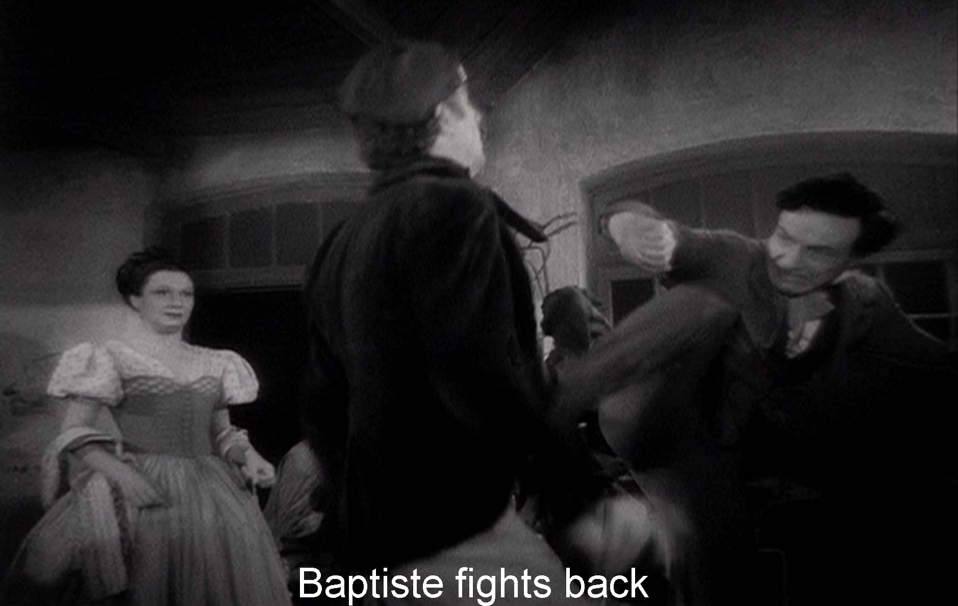 Baptiste fights back