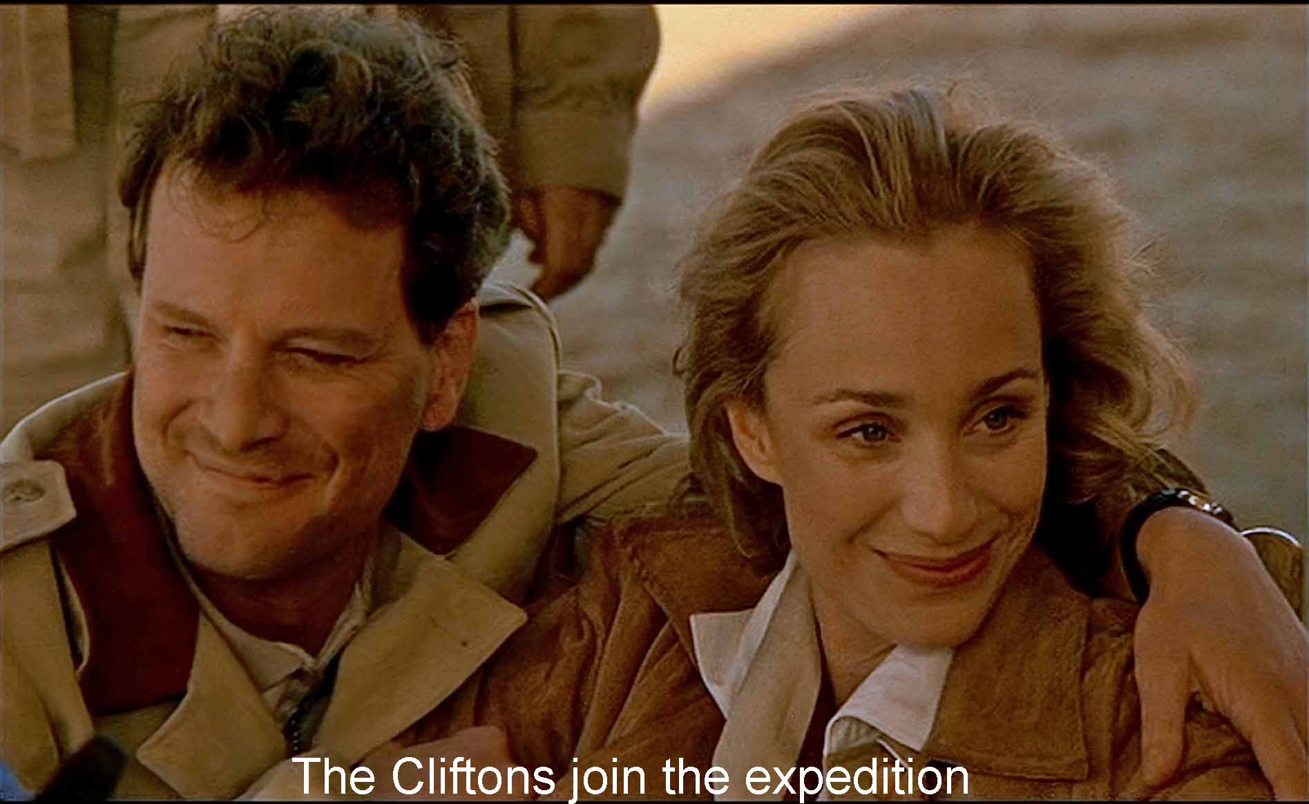 The Cliftons join the expedition