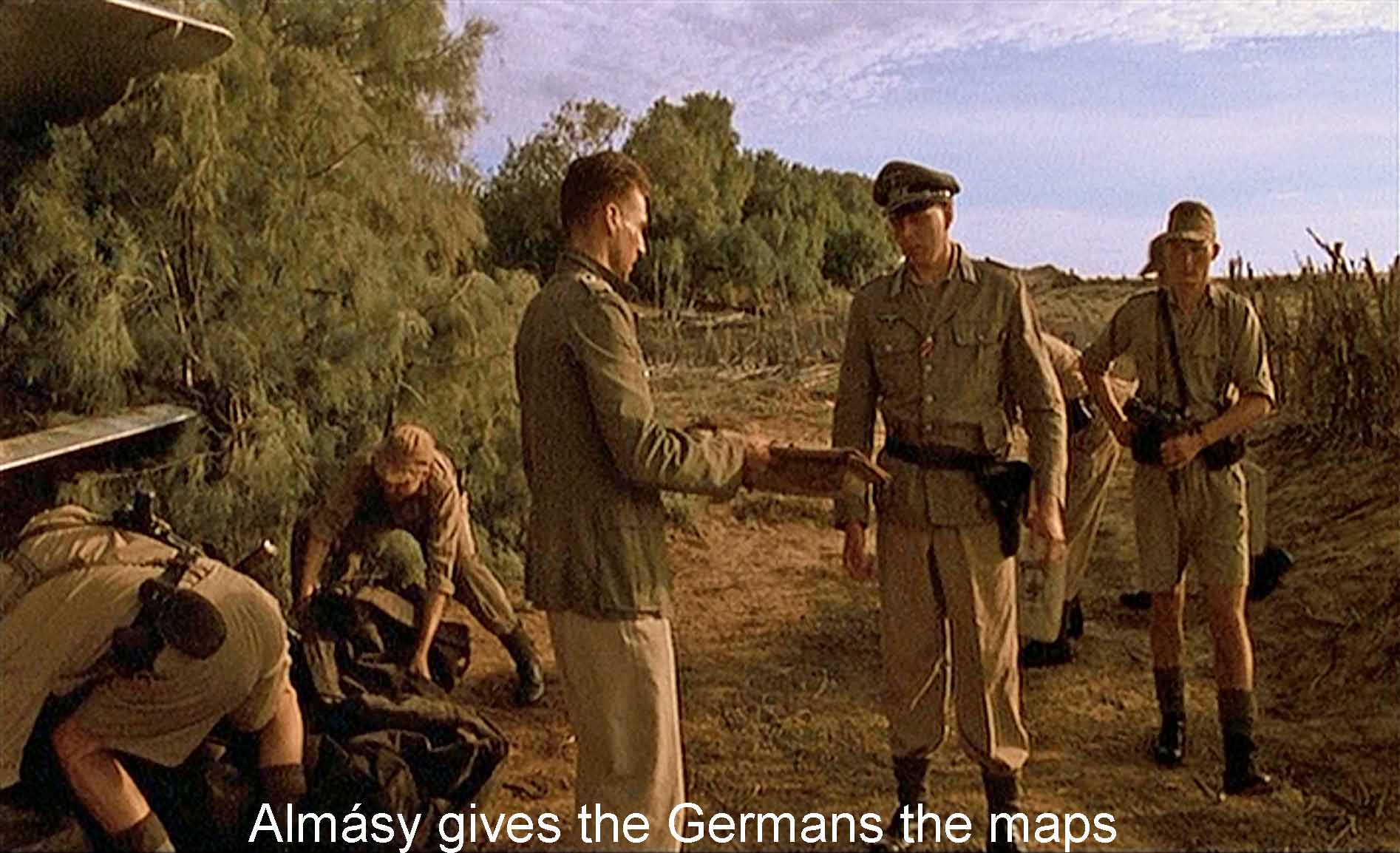 Almásy gives the Germans the maps