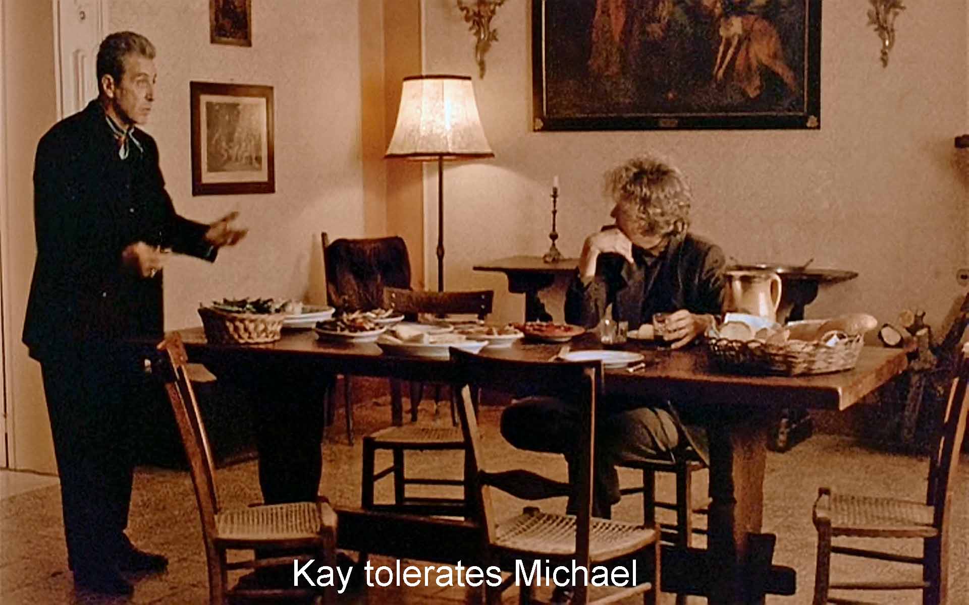 Kay tolerates Michael