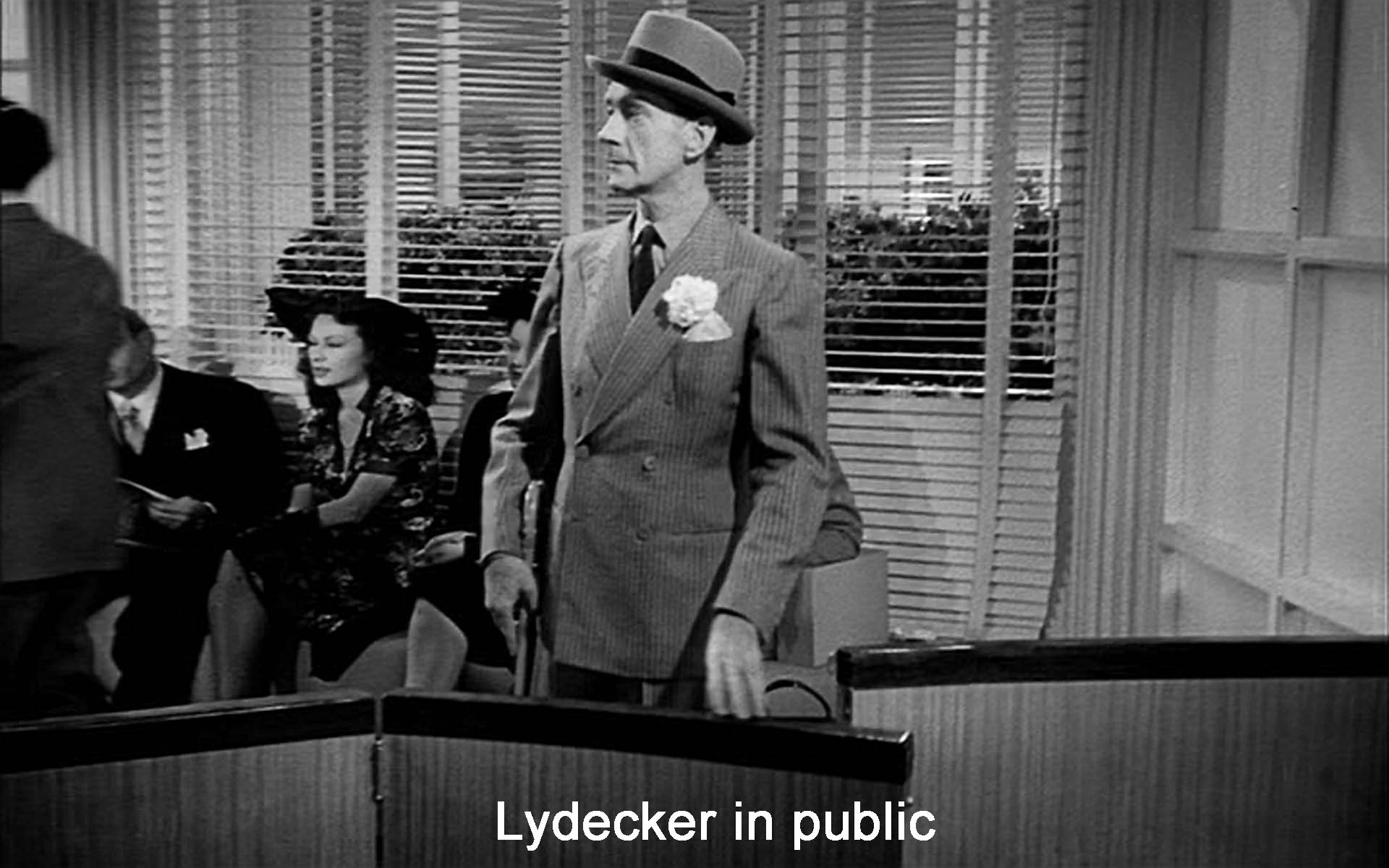 Lydecker in public