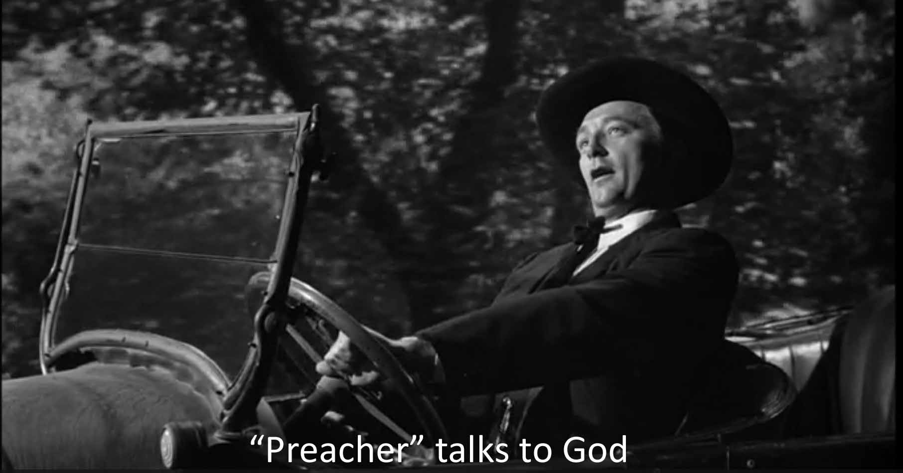 Preacher talks to God