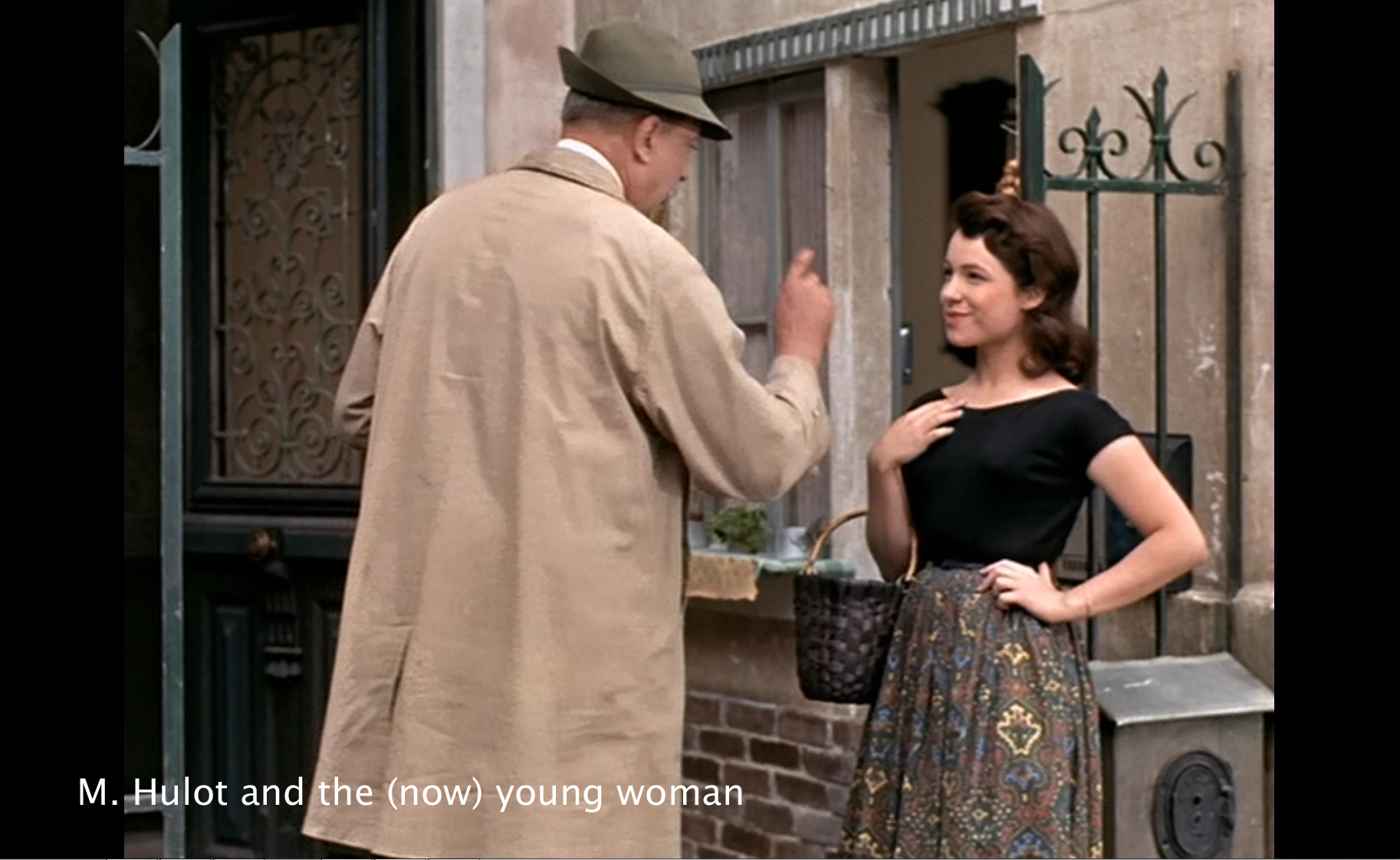 Hulot and the (now) young woman