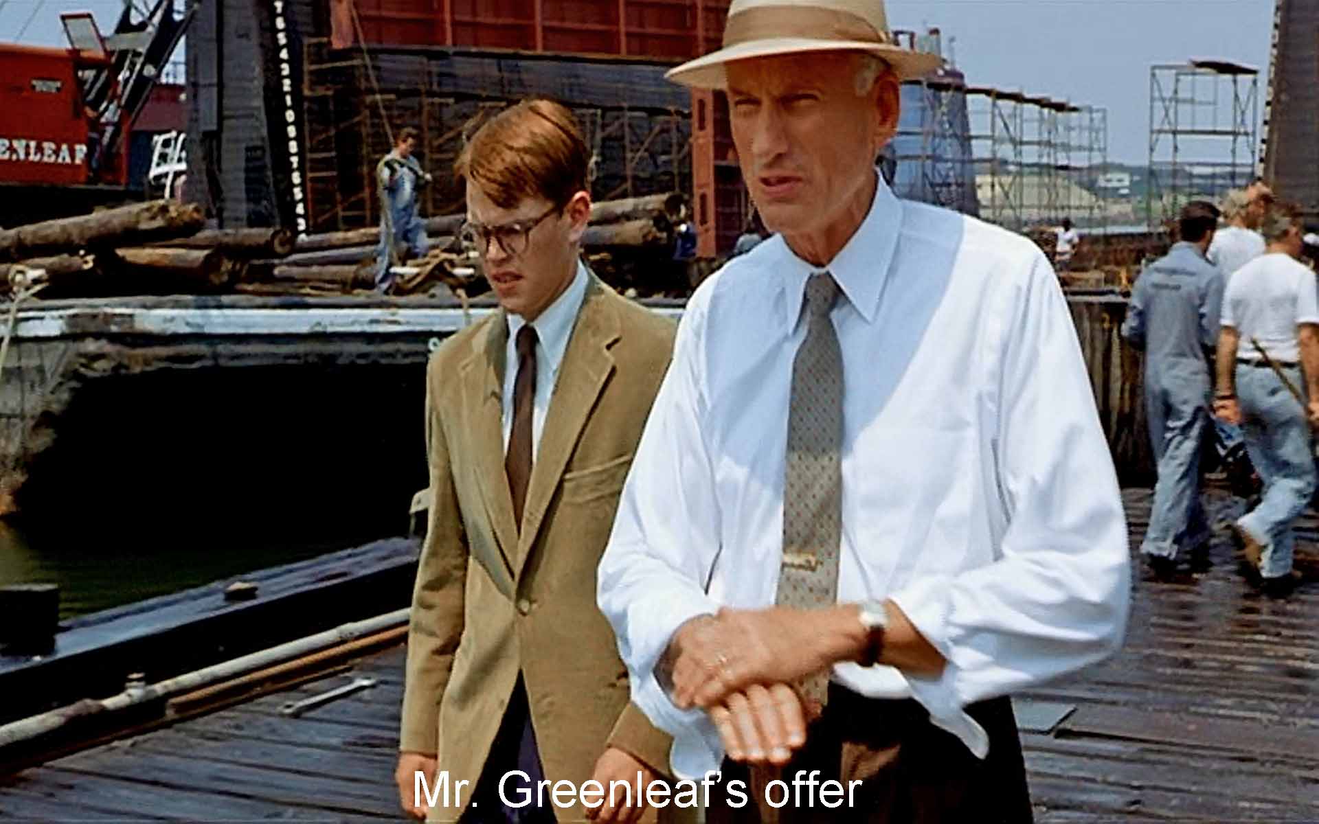 Mr. Greenleaf's offer