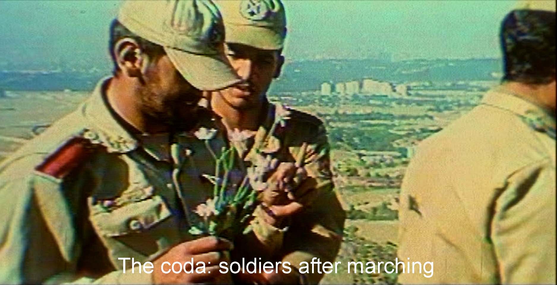 The coda: the soldiers after marching